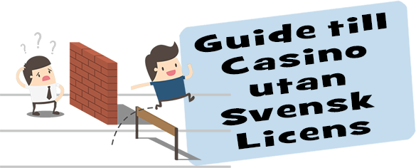 Casino utan svensk licens-guide med hoppande glad gubbe